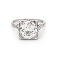 ART DECO, DIAMOND RING