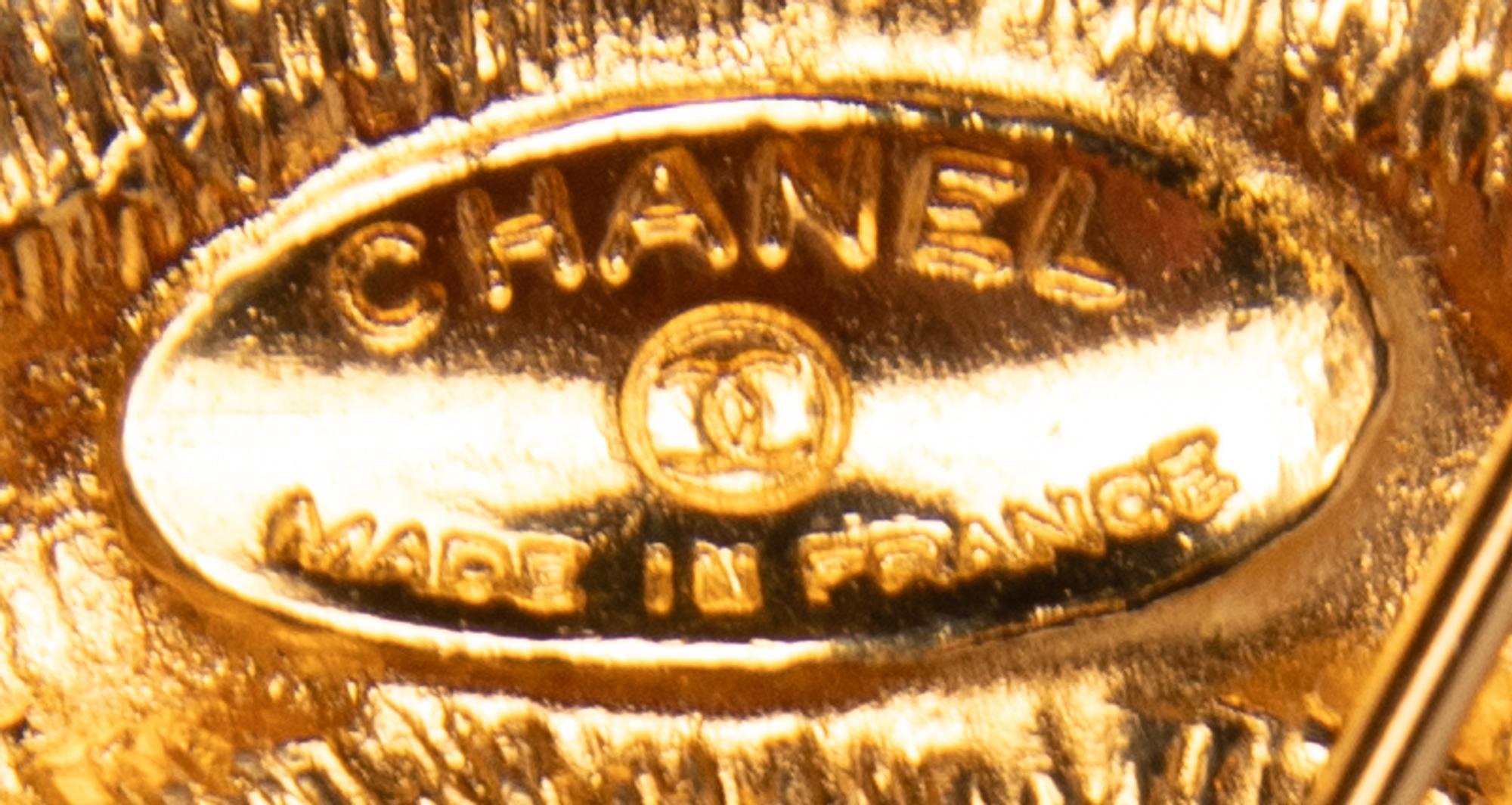 Chanel, Quilted CC Brooch