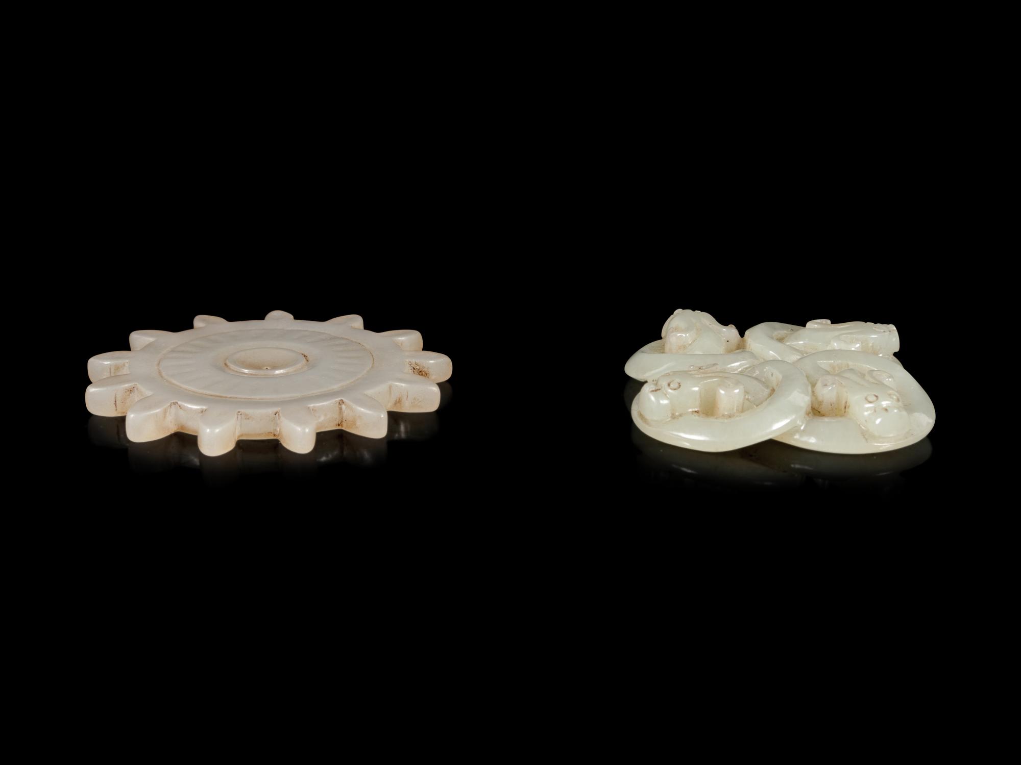 Two Chinese Jade Pendants