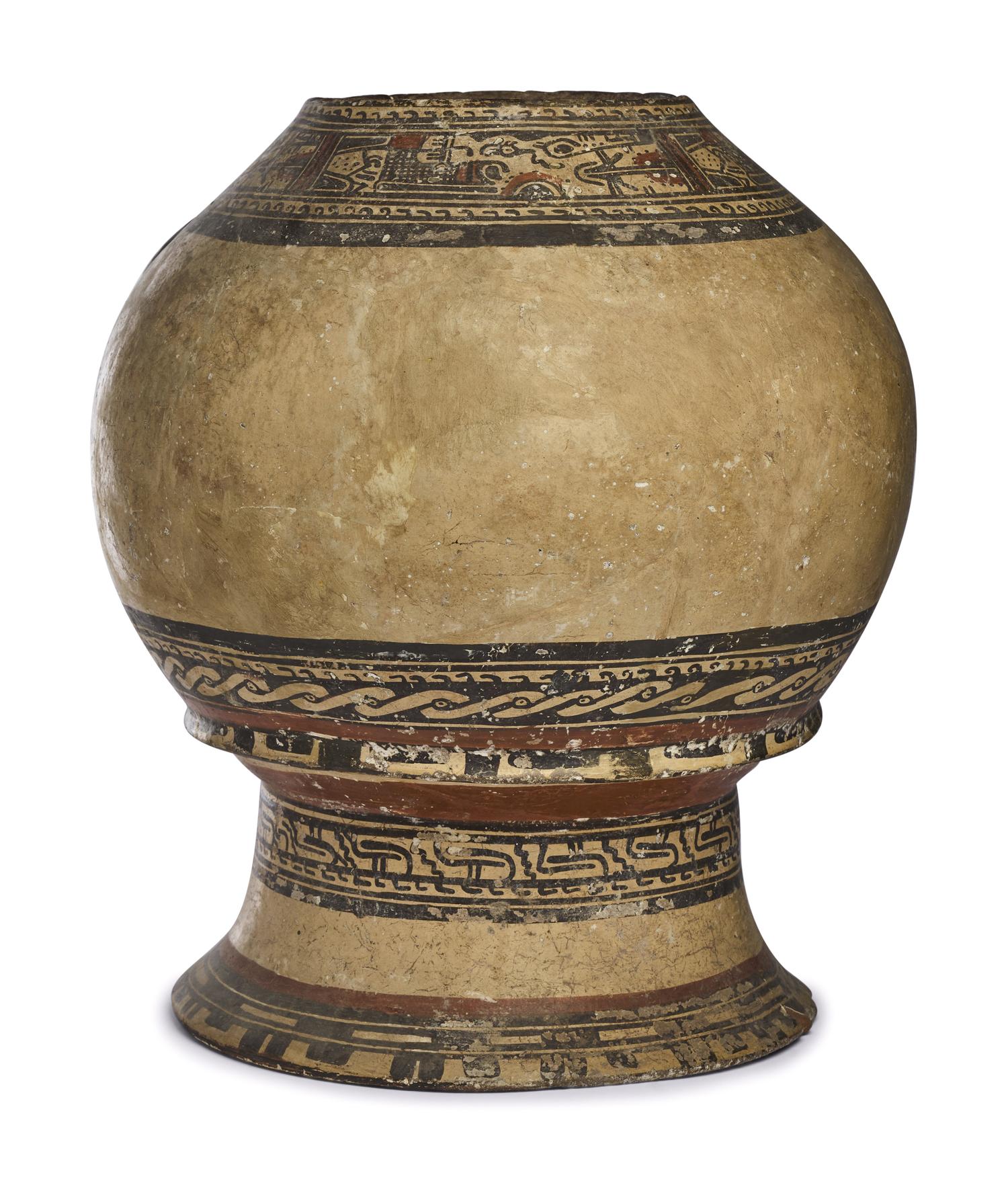 A Choratega Polychrome Effigy Vessel