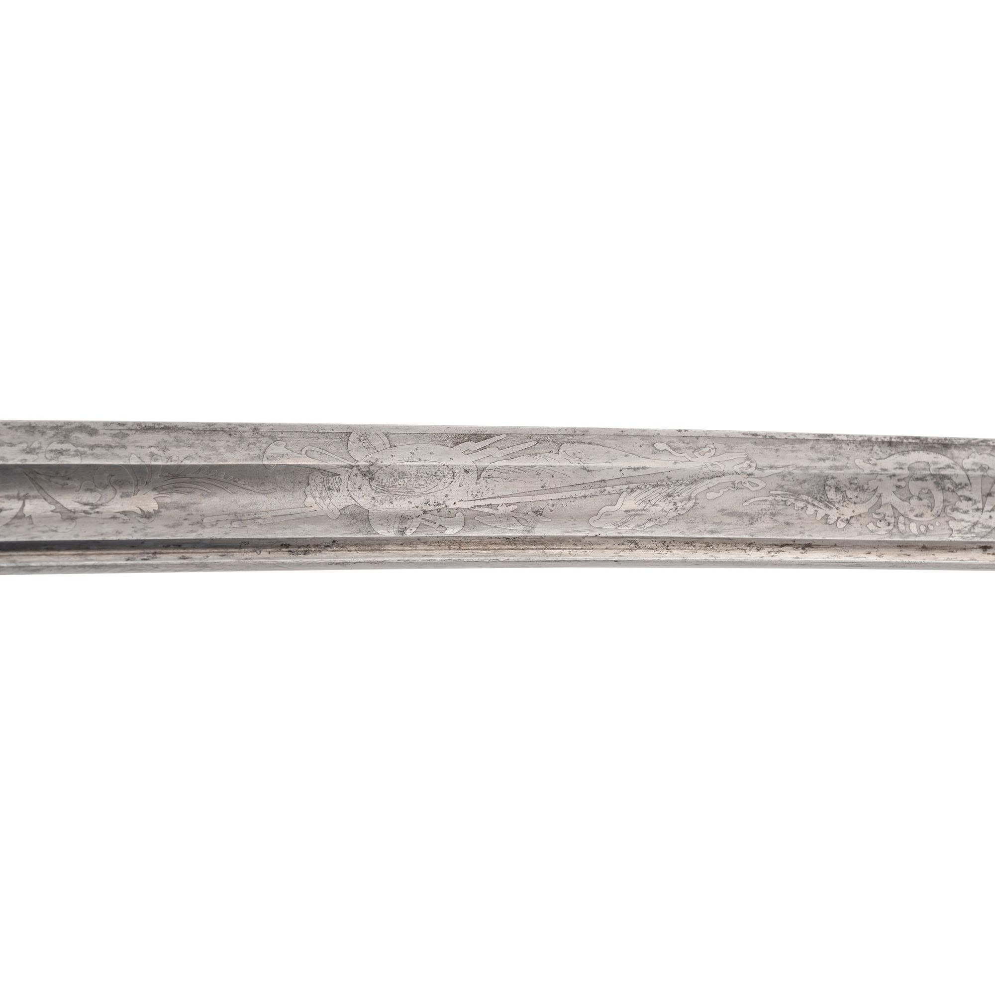 Klingenthal US Model 1850 Staff & Field Officers Sword Presented to Lt. (later Major) W.S. Collier with Framed Pictures