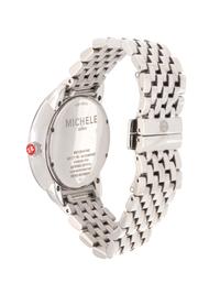 MICHELE, STAINLESS STEEL, MOTHER-OF-PEARL AND DIAMOND 'SEREIN' WRISTWATCH