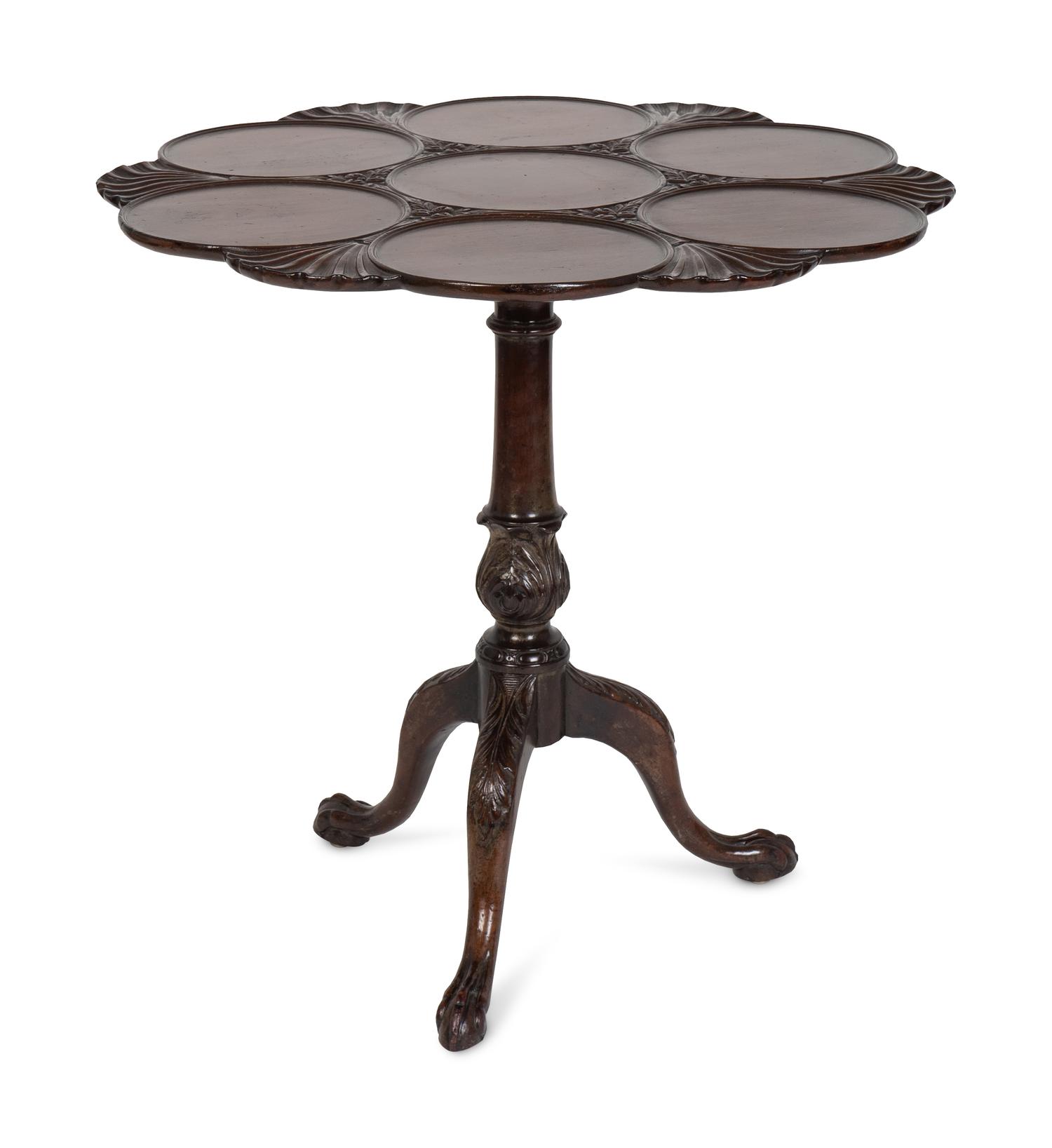 A George III Mahogany Tilt-Top Supper Table — 19TH CENTURY