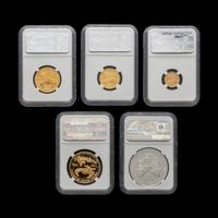 A 1995-W Gold and Silver Eagle 5 Coin Proof Set [NGC PF70 Ultra Cameo]