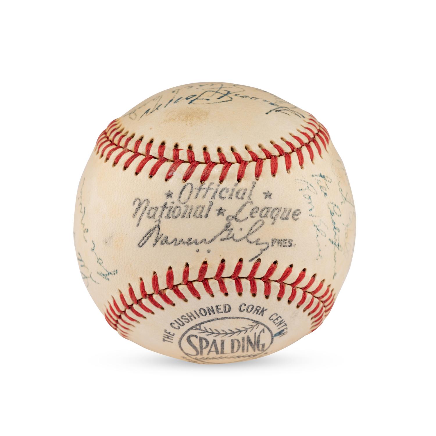A 1952 Pittsburgh Pirates Team Signed Autograph Baseball