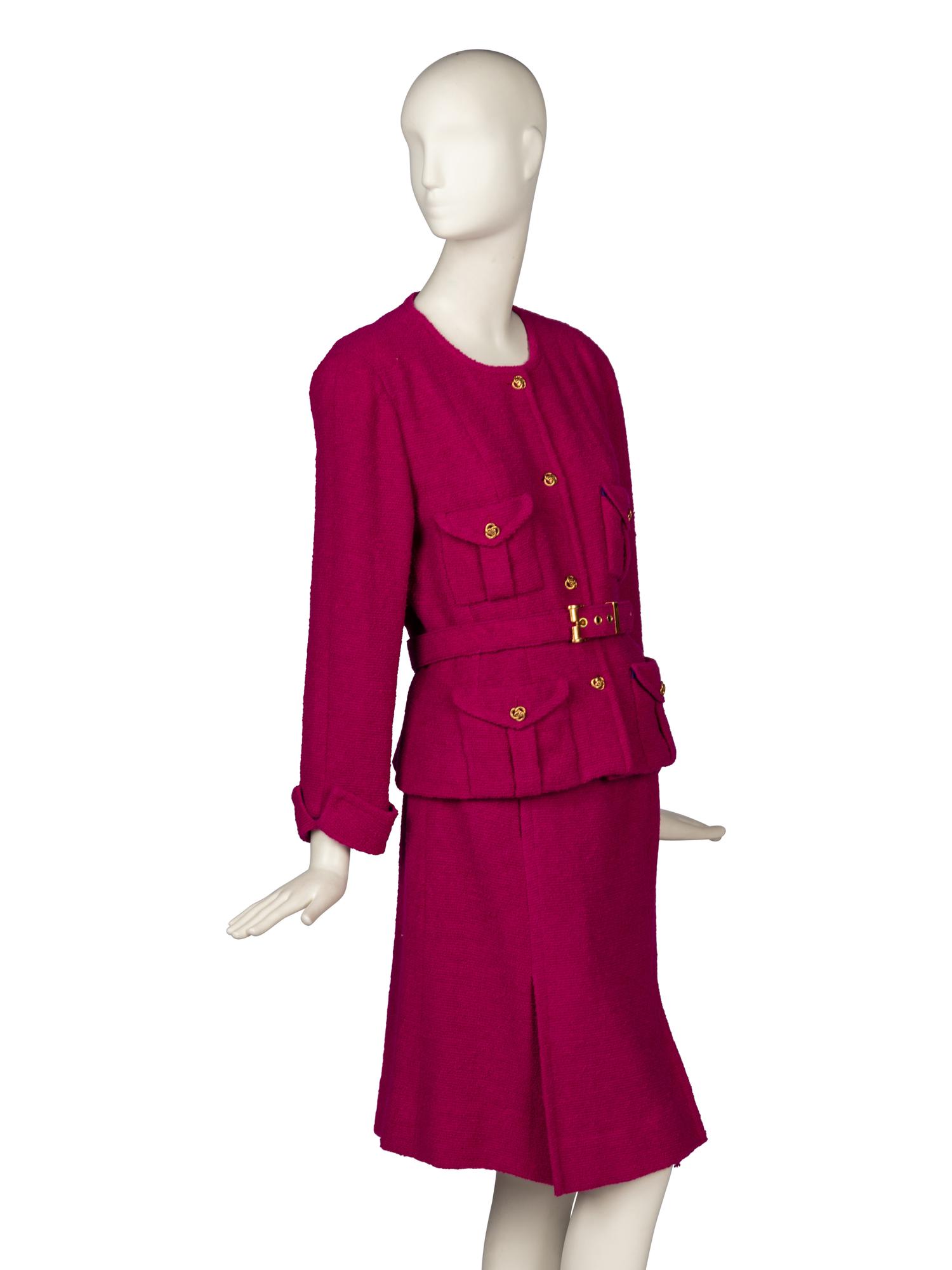 CHANEL, TWEED SKIRT SUIT