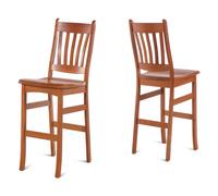 A Set of Four Arts and Crafts Style Bar Seats