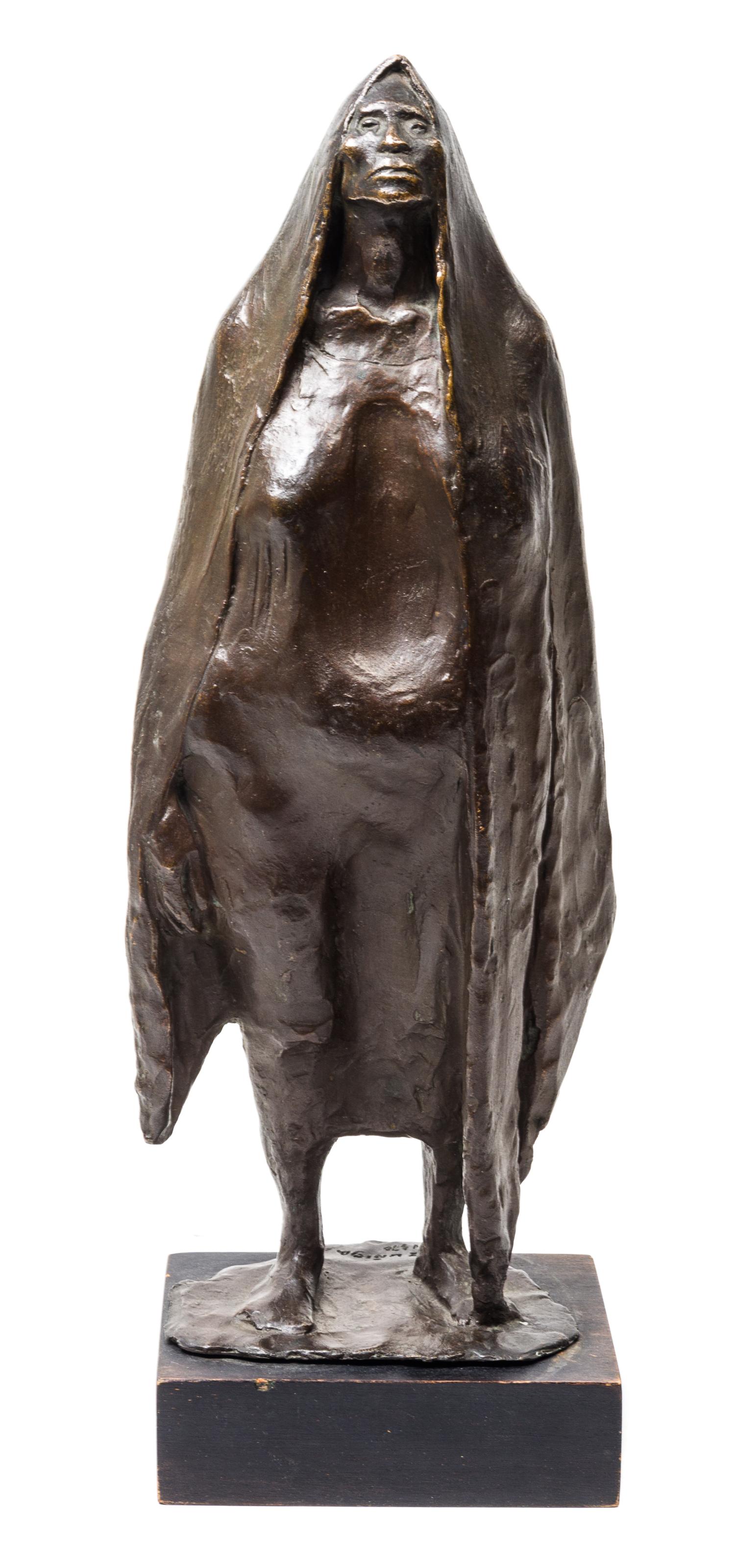 Francisco Zúñiga, (Mexican, 1912-1998), Mujer de pie con rebozo, 1970