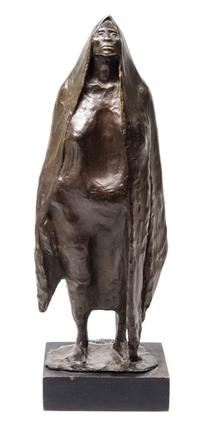 Francisco Zúñiga, (Mexican, 1912-1998), Mujer de pie con rebozo, 1970