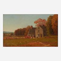 James Renwick Brevoort (American, 1832–1918) Cottage in Field