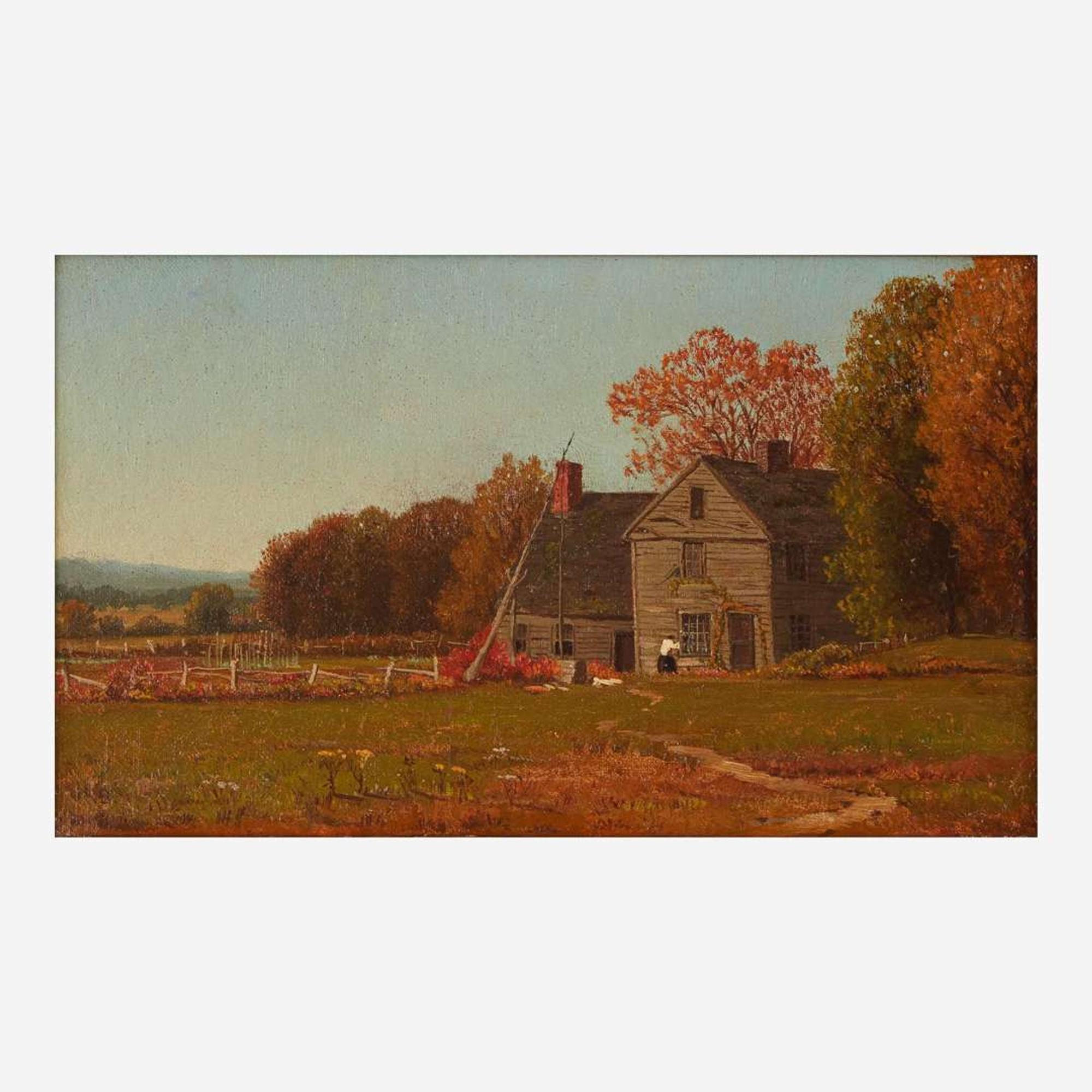 James Renwick Brevoort (American, 1832–1918) Cottage in Field