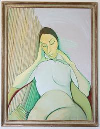 Antonio Ciccone, (Italian, b. 1954), Lady with Bamboo
