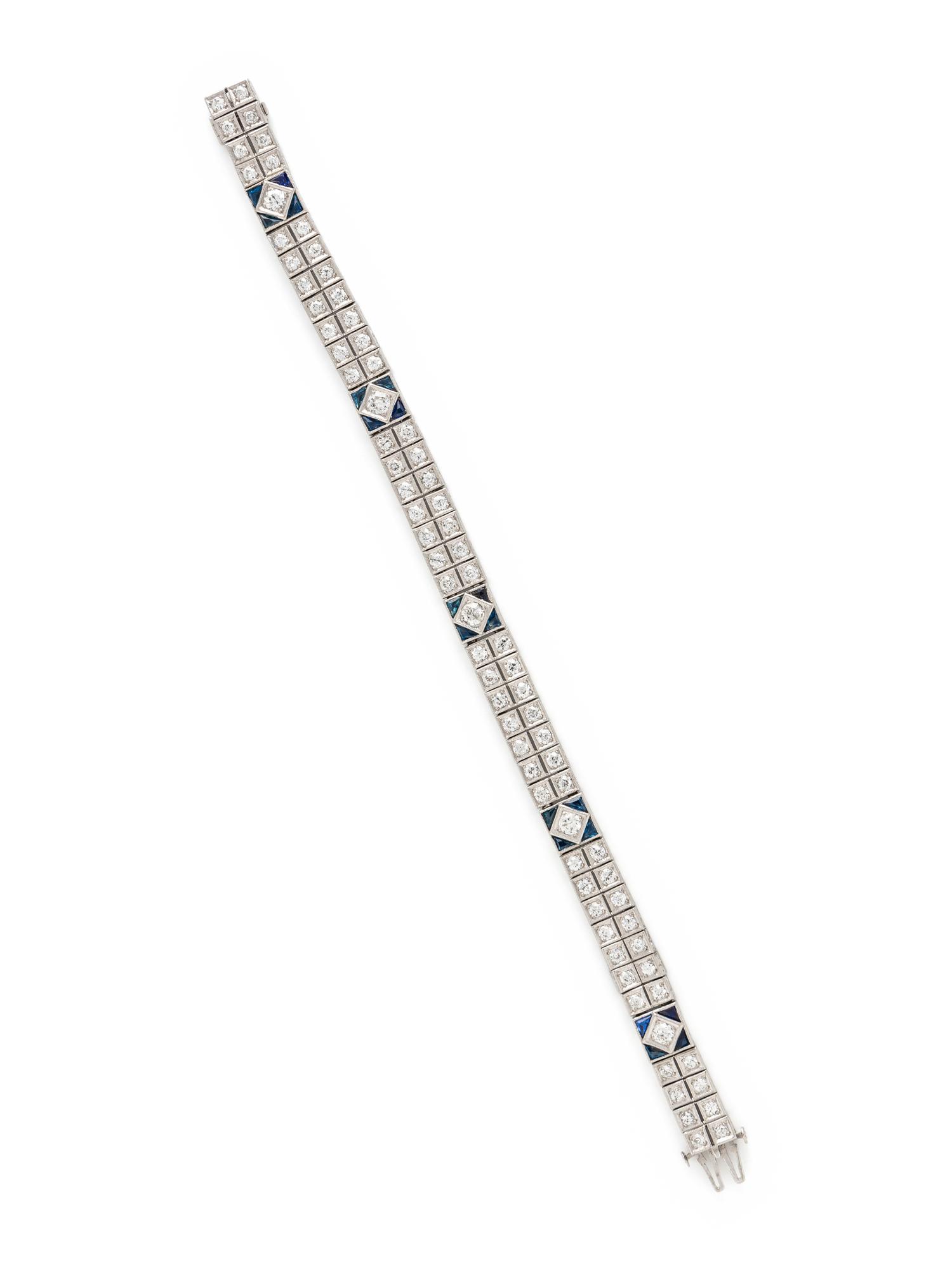 ART DECO, DIAMOND BRACELET