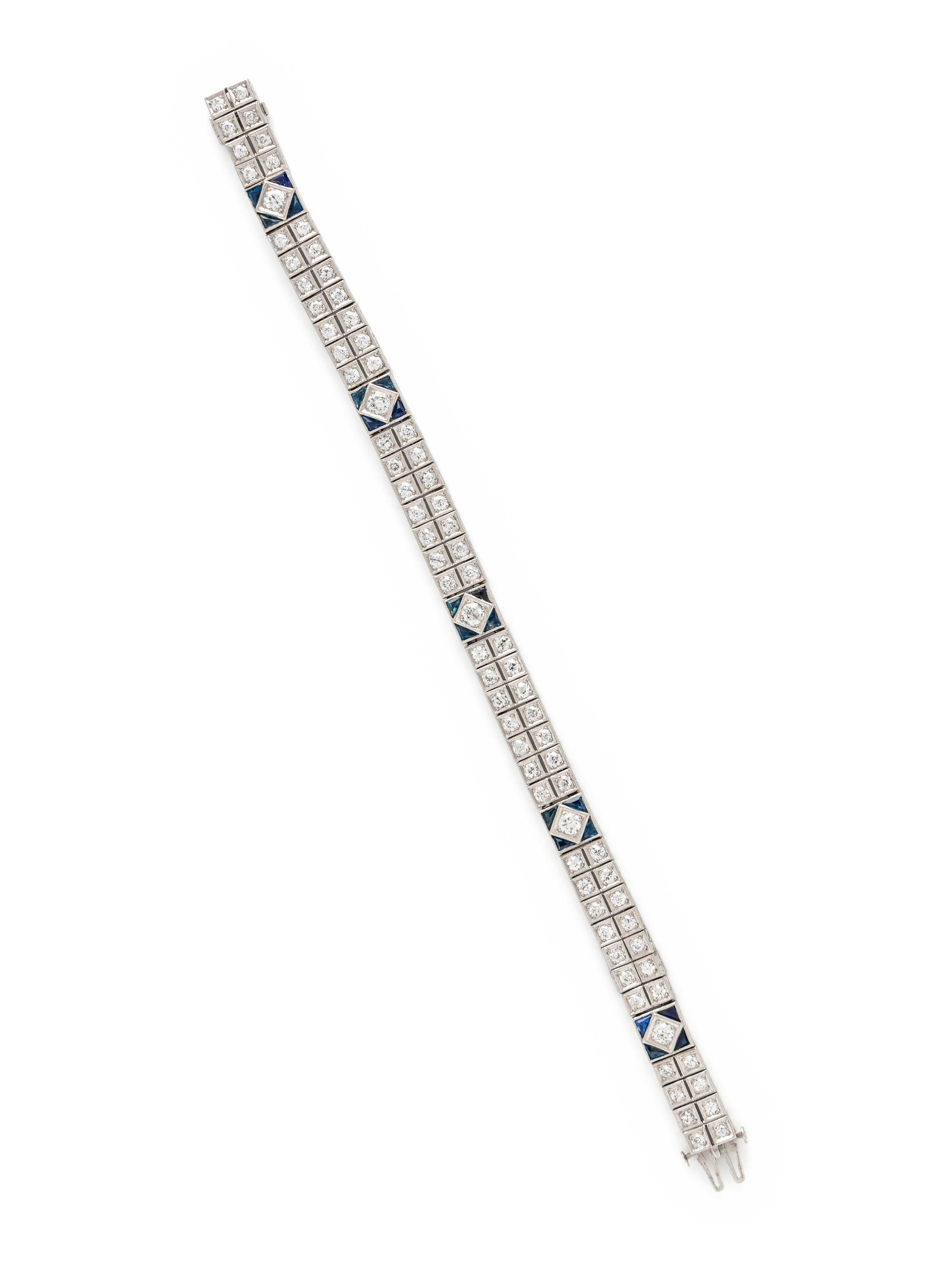 ART DECO, DIAMOND BRACELET