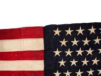 [FLAGS]. 47-star American flag. Made by H. Channon Co., Chicago, IL, 1912.