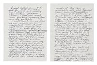 JOPLIN, Janis. Autographed letter signed ("J"), to Peter J. de Blanc, Port Arthur, n.d. [envelope postmarked 3 September 1965].