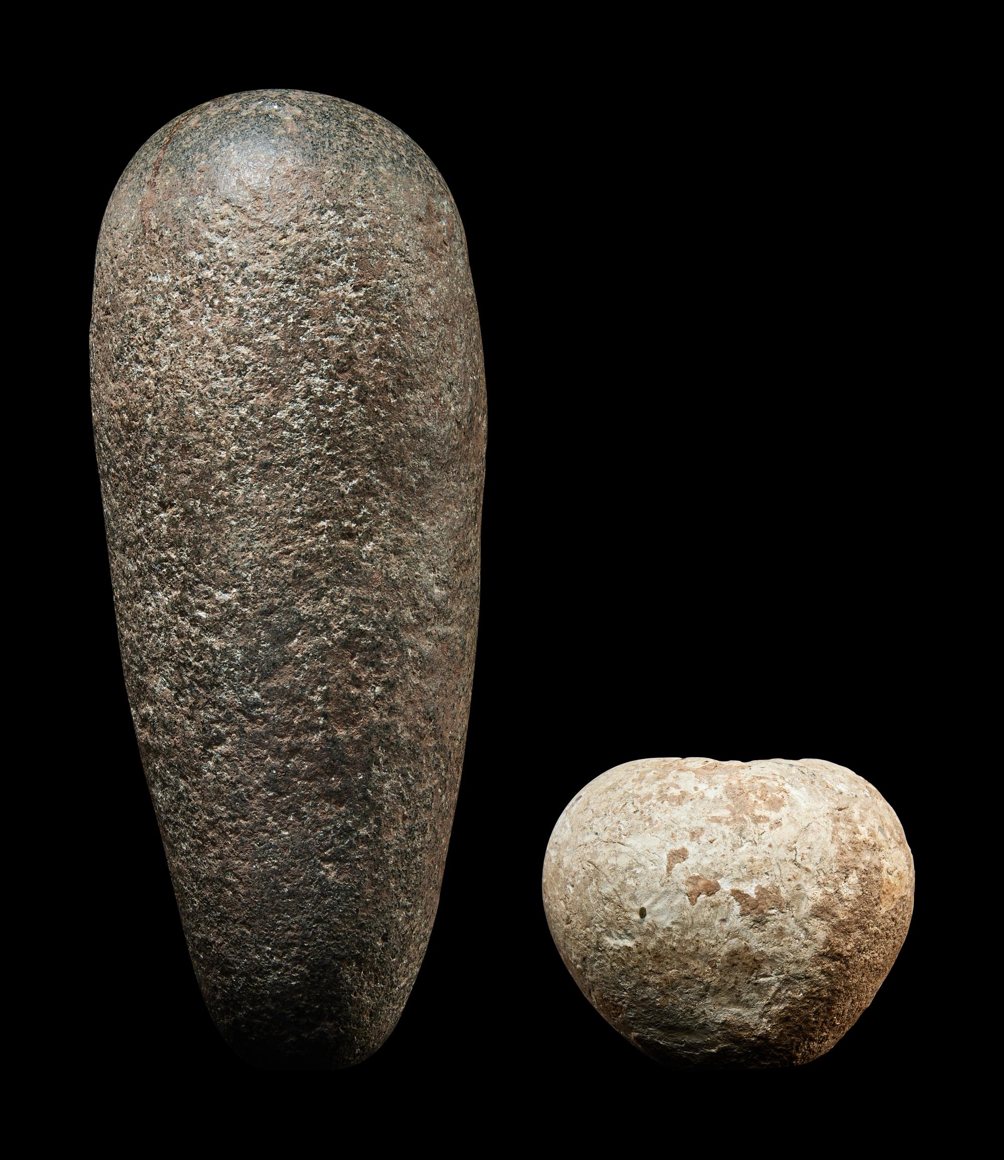 An Egyptian Hard Hand Stone Pestle and Mace Head