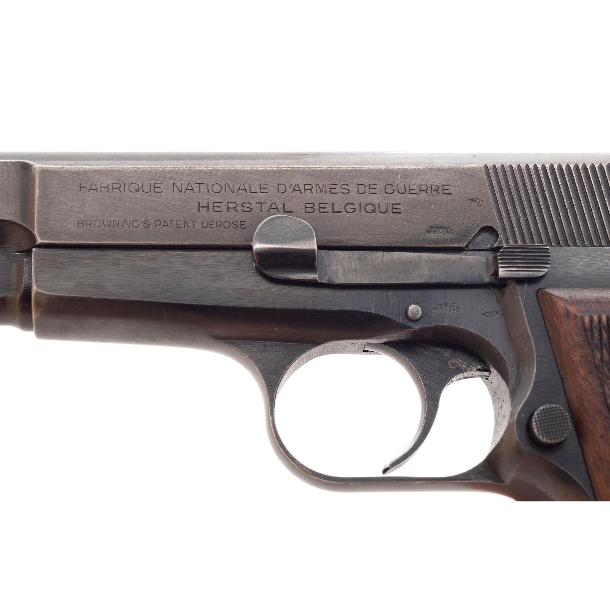 ** FN Hi-Power Waffenampt Marked Type III Fixed Sights