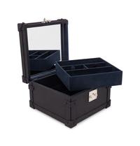 LOUIS VUITTON, BLACK JEWELRY BOX
