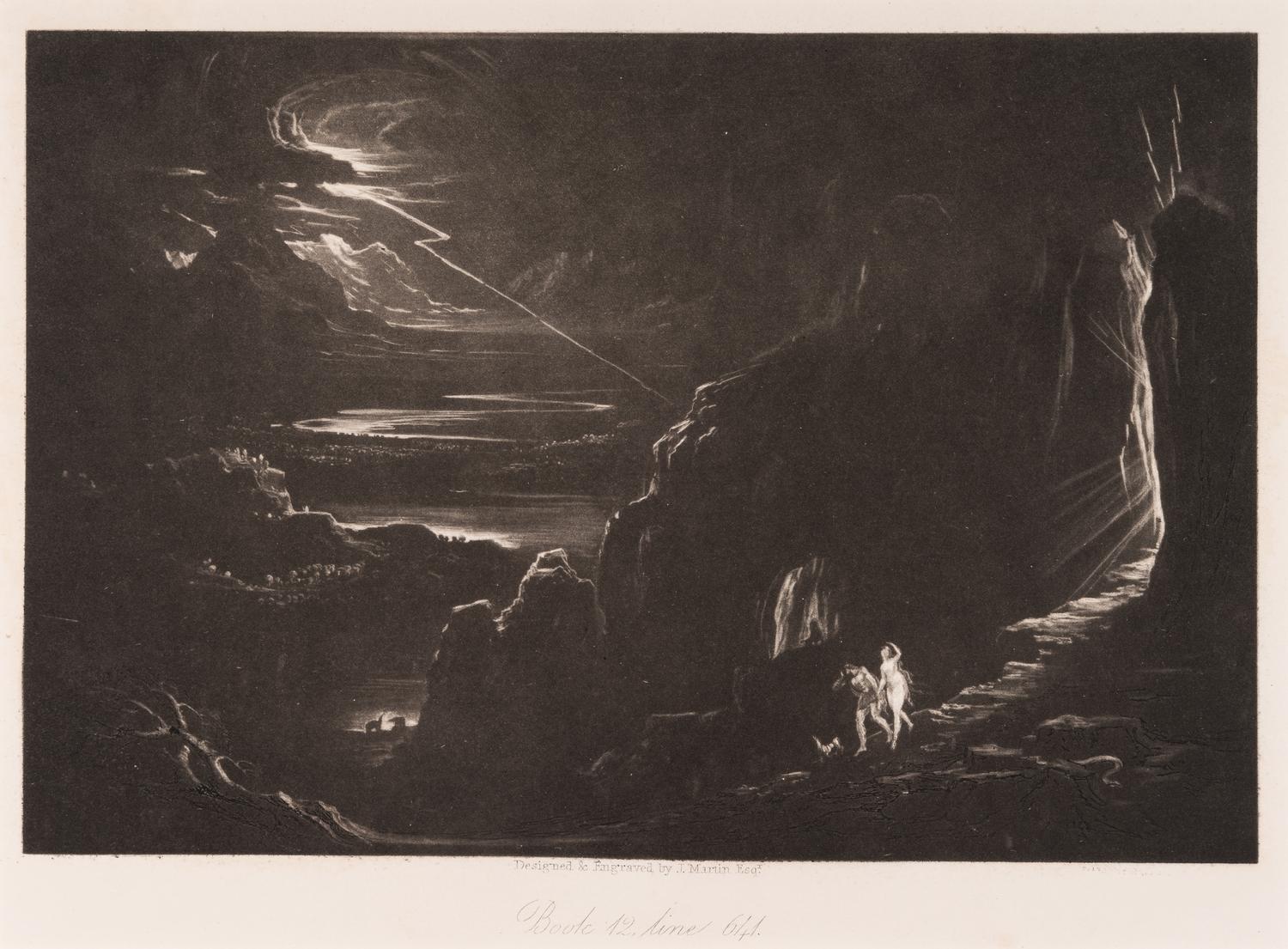 [MILTON, John]. MARTIN, John, illustrator (1789-1854). [ The Paradise Lost of Milton with Illustrations by John Martin ]. [London: Charles Tilt, 1833].
