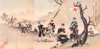 Toshiaki Nakazawa (1864-1921), Yousai Nobukazu (1872-1944) and Three Others