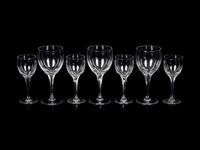 A Collection of Lalique Tuileries Stemware
