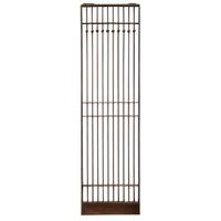 A Set of Eleven American Cast Iron Elevator Doors/Grates 23" W x 1" D x 82" H — United States, Early 20th Century