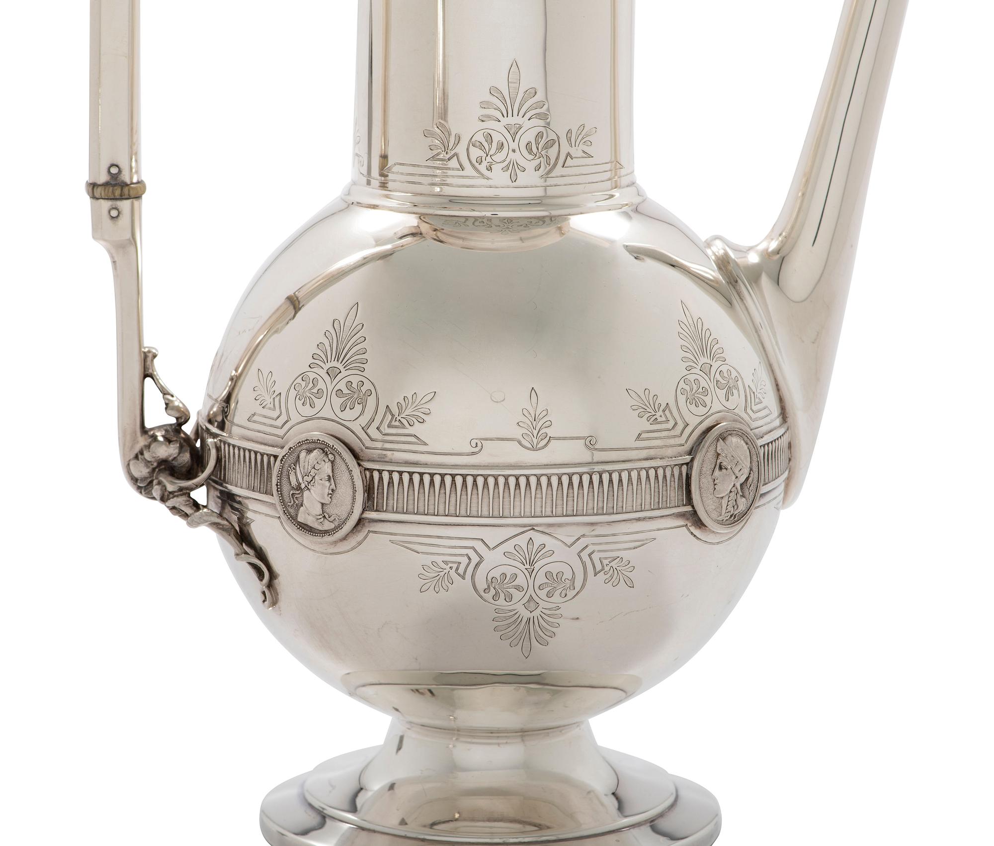 An American Silver Five-Piece Tea and Coffee Service