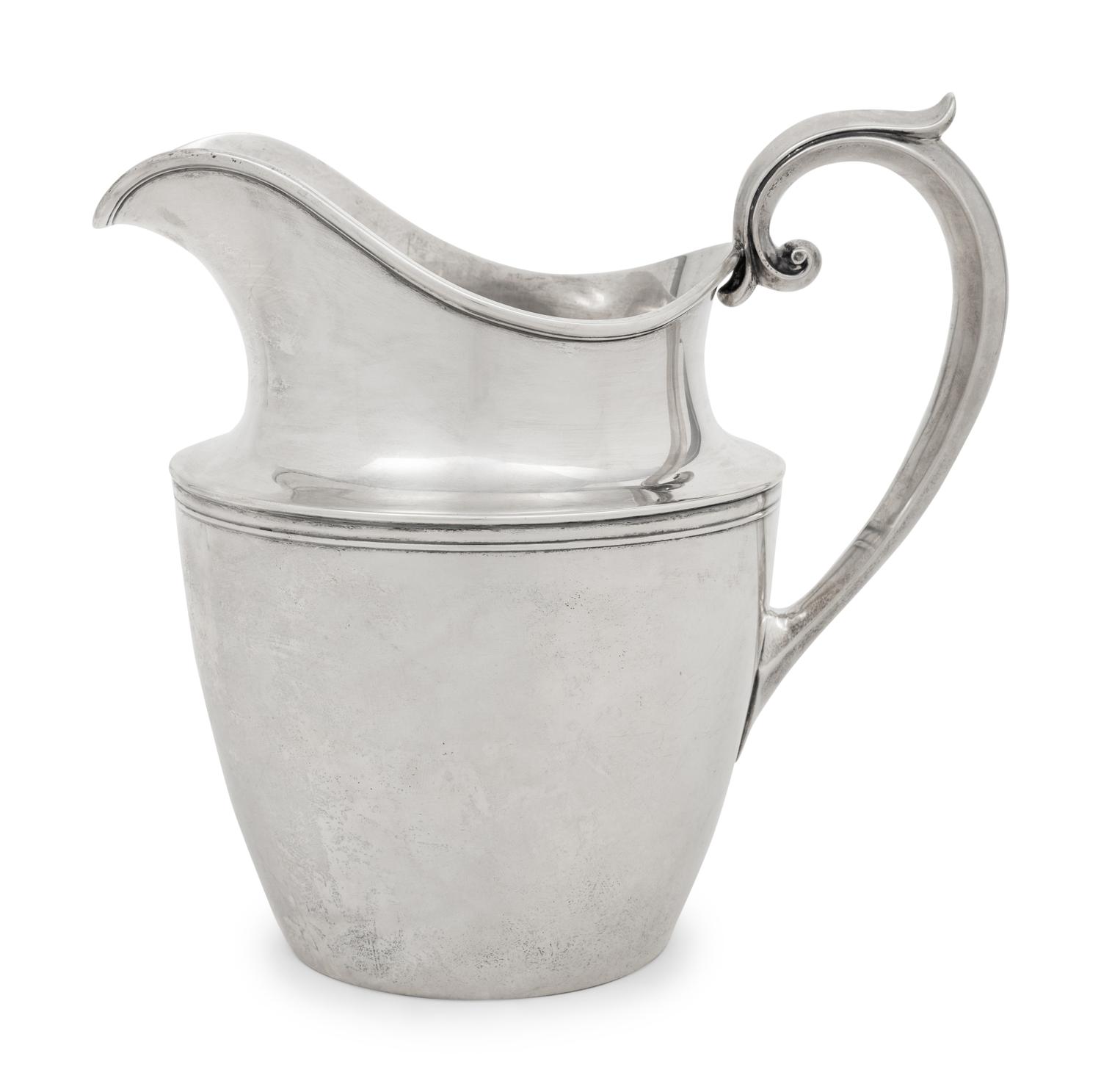 An American Silver Water Pitcher