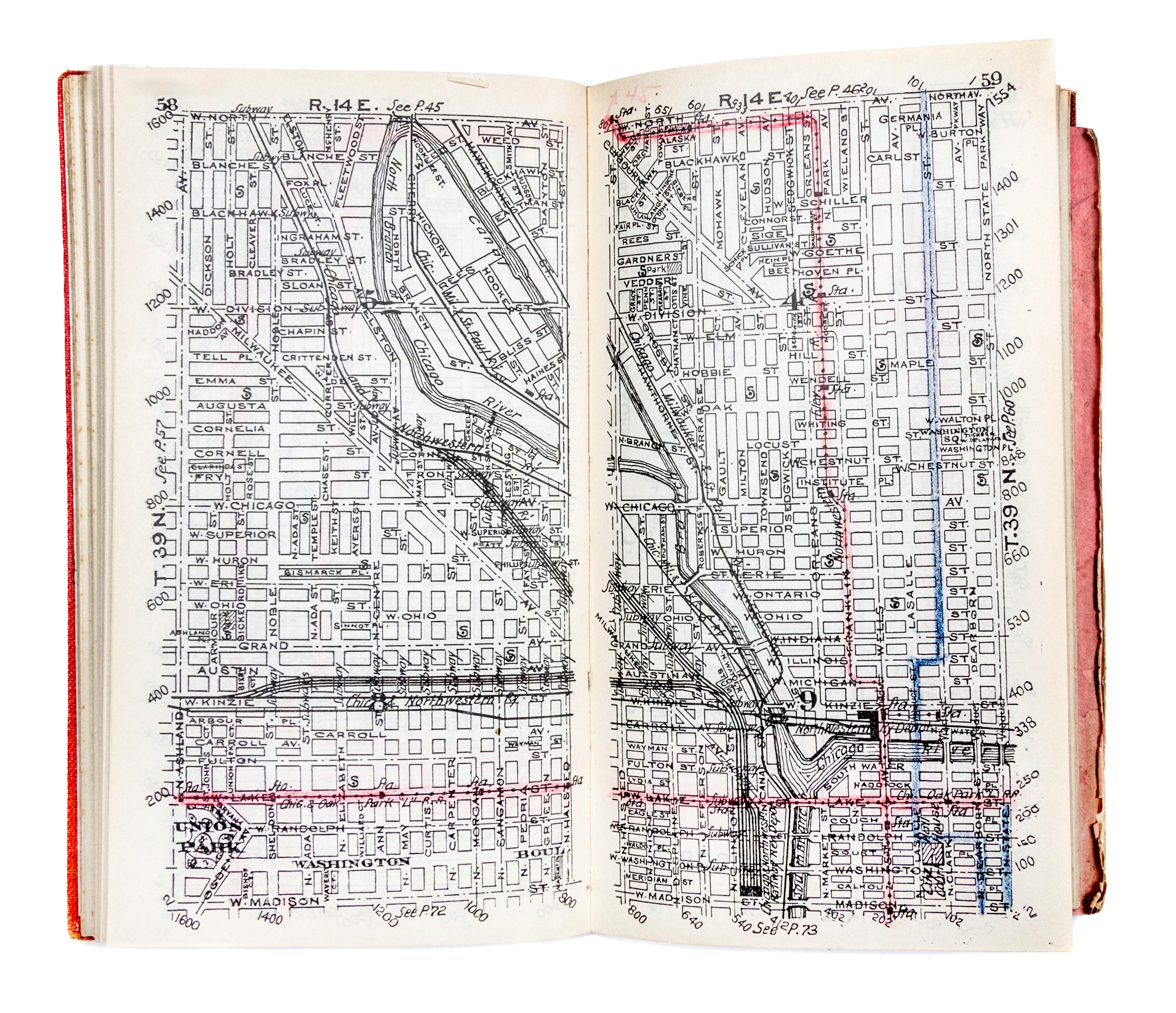 (CHICAGO, GUIDES) A collection of 11 guide books of Chicago