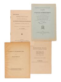 MINKOWSKI, Hermann (1864-1909). Raum und Zeit . Offprint from: Jahresbericht der Deutschen Mathematiker-Vereinigung . Volume 18. Leipzig and Berlin: B.G. Teubner, 1909.