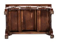 A Chippendale Mahogany Claw-and-Ball Foot Dressing Table