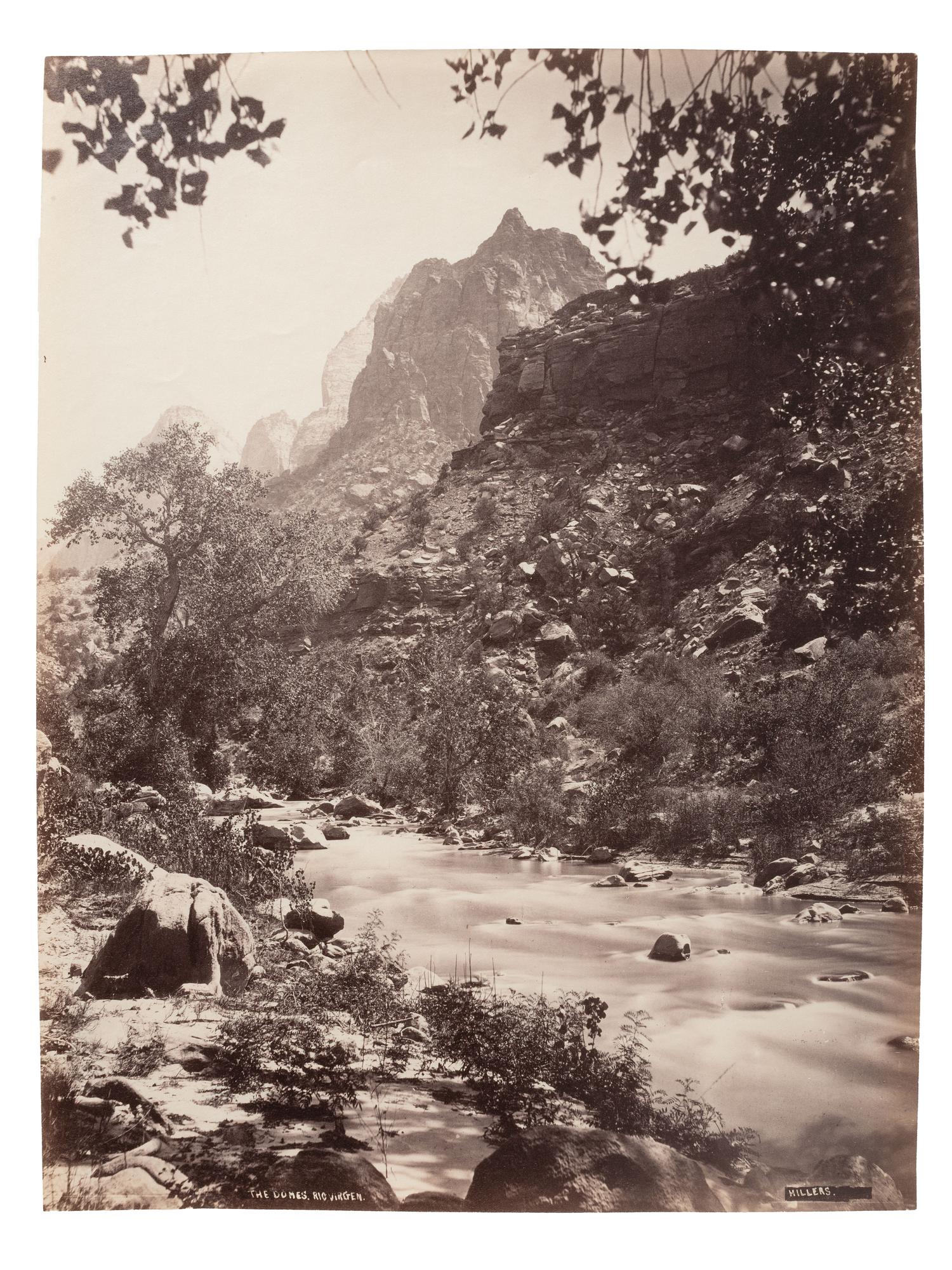 Hillers, John K. (1843-1925), photographer. A group of 7 photographs of California, Utah, and Arizona. Ca 1870s.