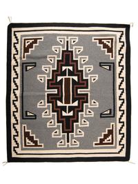 Navajo Two Grey Hills Weaving / Rug