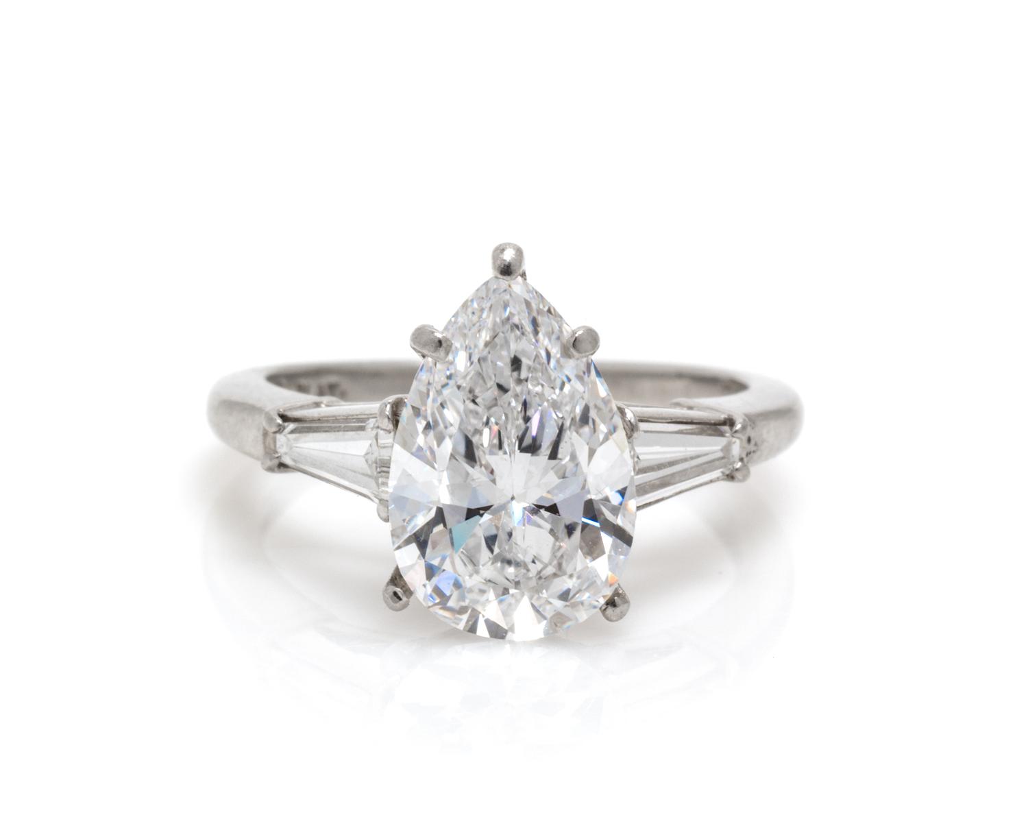 A Platinum and Diamond Ring, Tivol, 4.60 dwts.