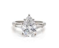 A Platinum and Diamond Ring, Tivol, 4.60 dwts.