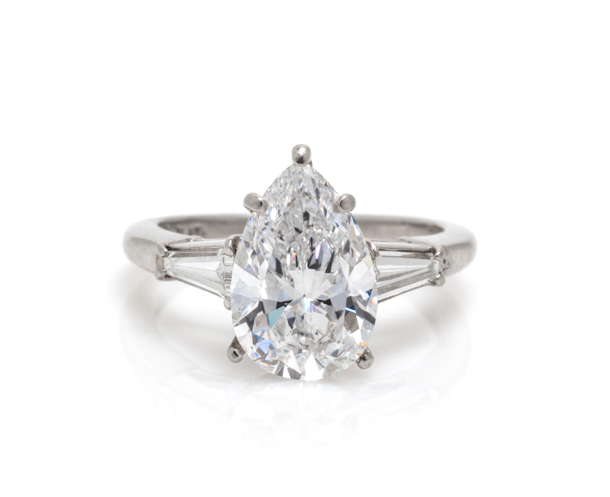 A Platinum and Diamond Ring, Tivol, 4.60 dwts.