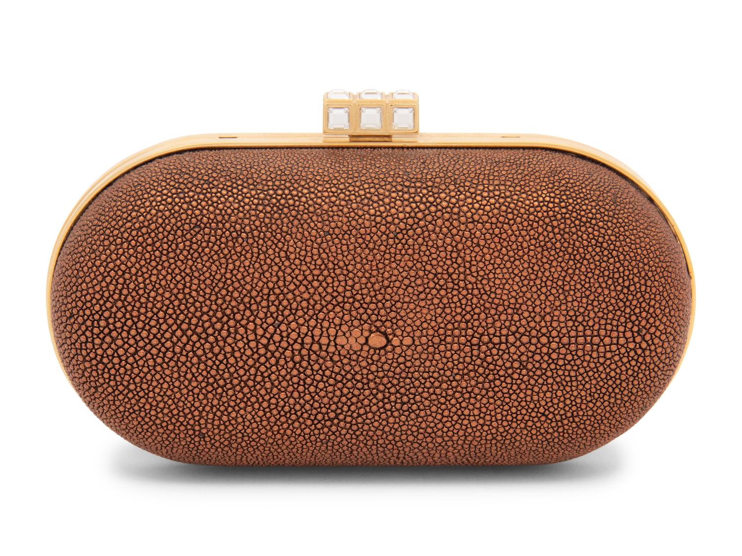 Judith Leiber Copper Stingray Clutch, 2000s