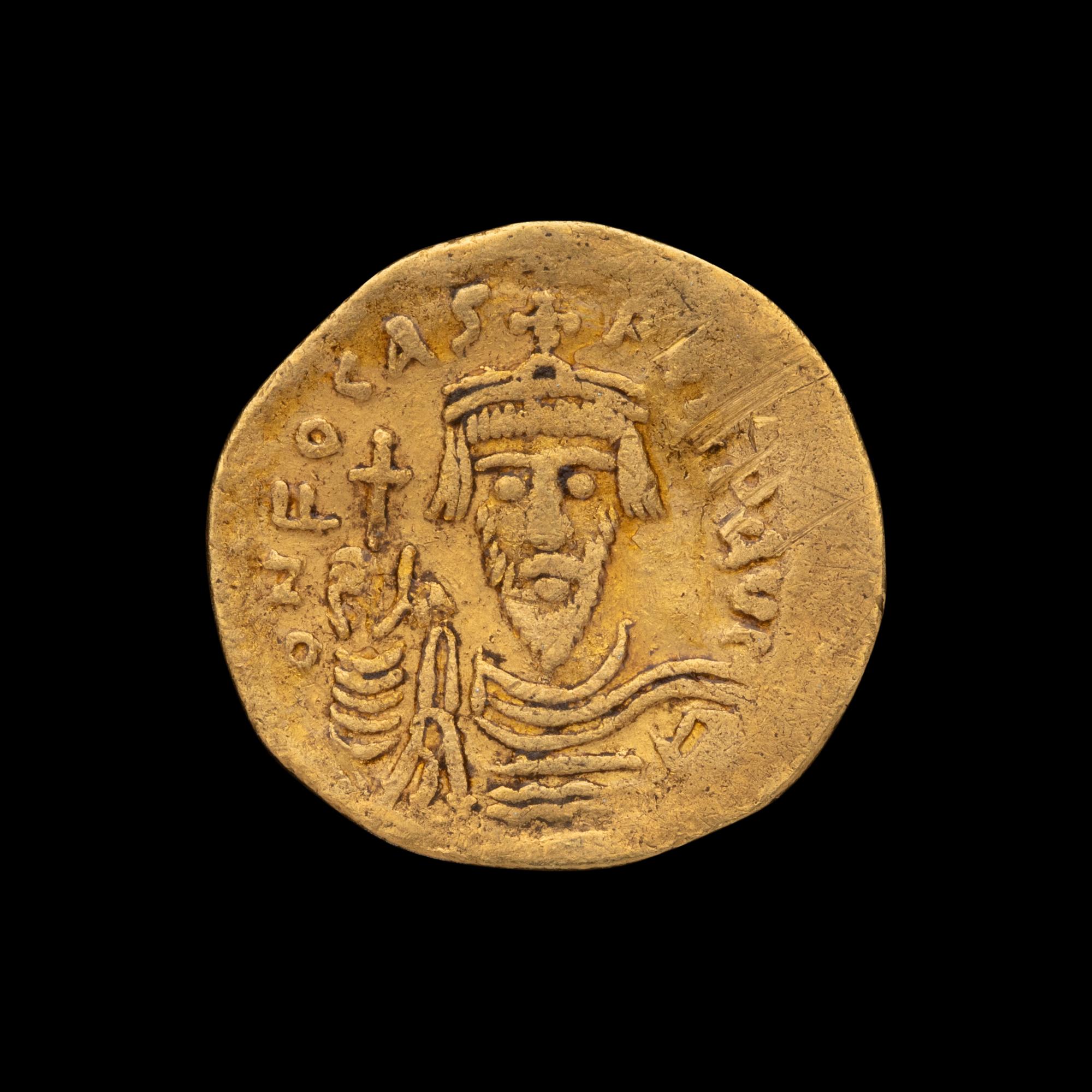 [ANCIENTS] BYZANTINE EMPIRE. Phocas (c. 603-607 AD). Av Solidus (4.3g, 21mm)