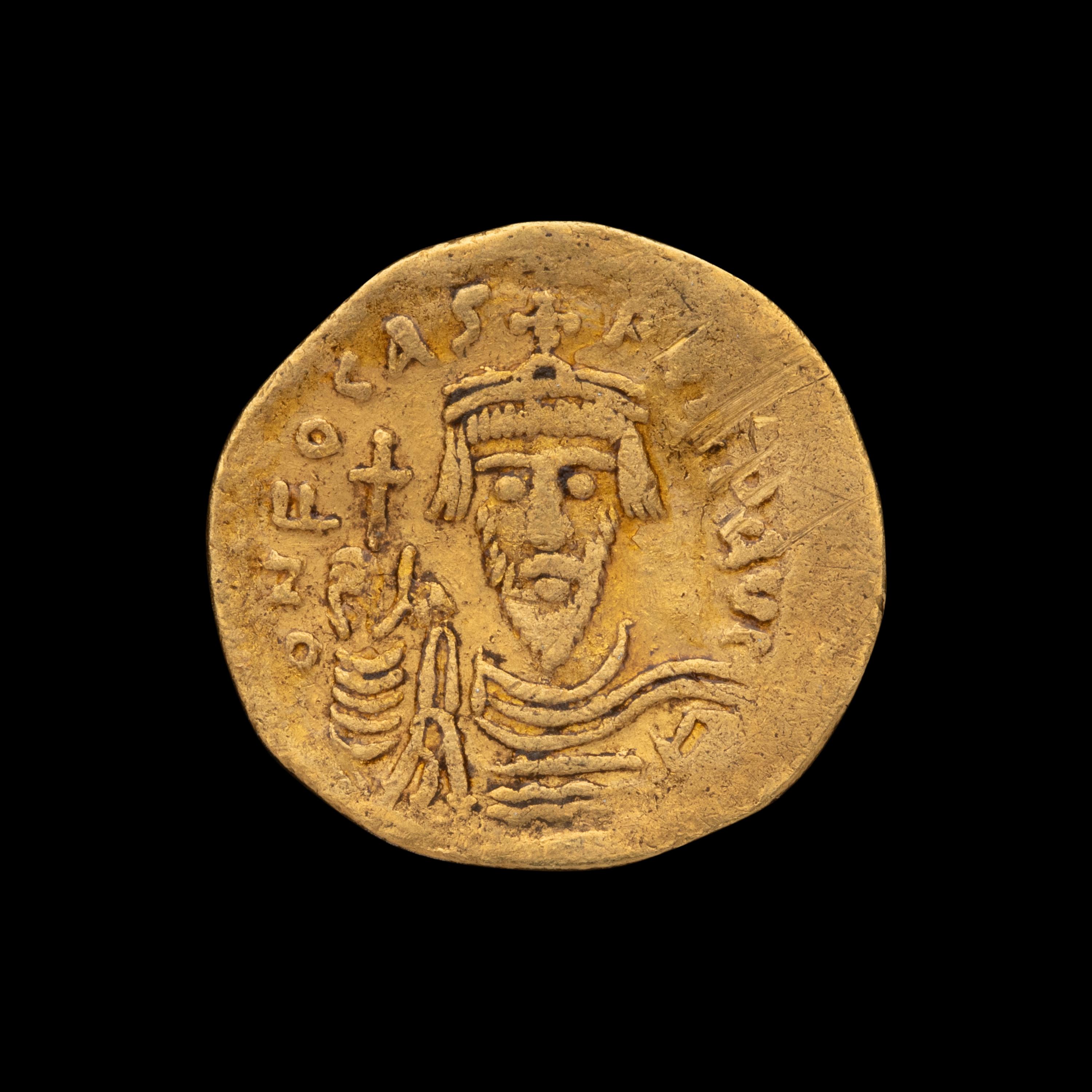 [ANCIENTS] BYZANTINE EMPIRE. Phocas (c. 603-607 AD). Av Solidus (4.3g, 21mm)