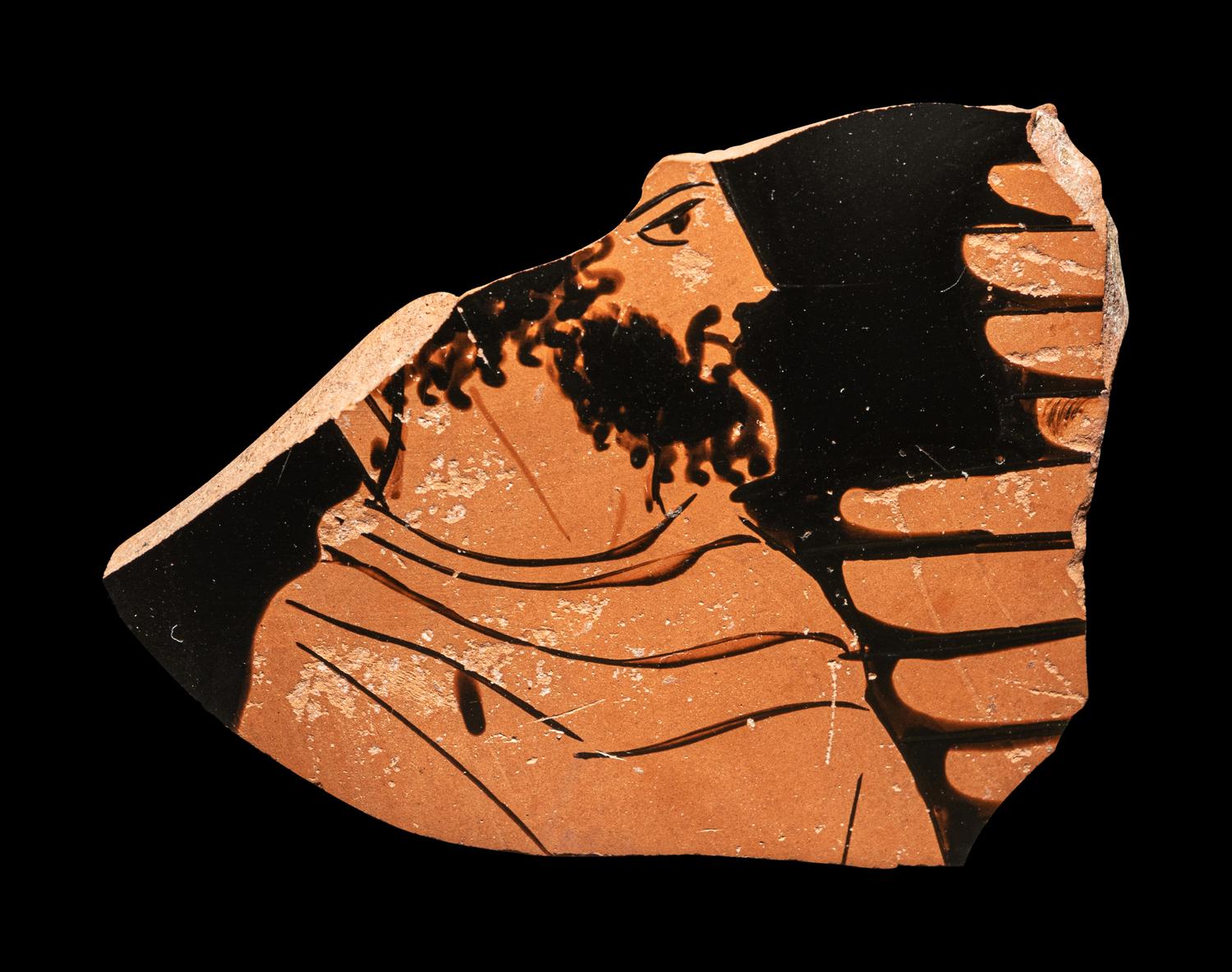 An Attic Fragment of a Red-Figured Vase