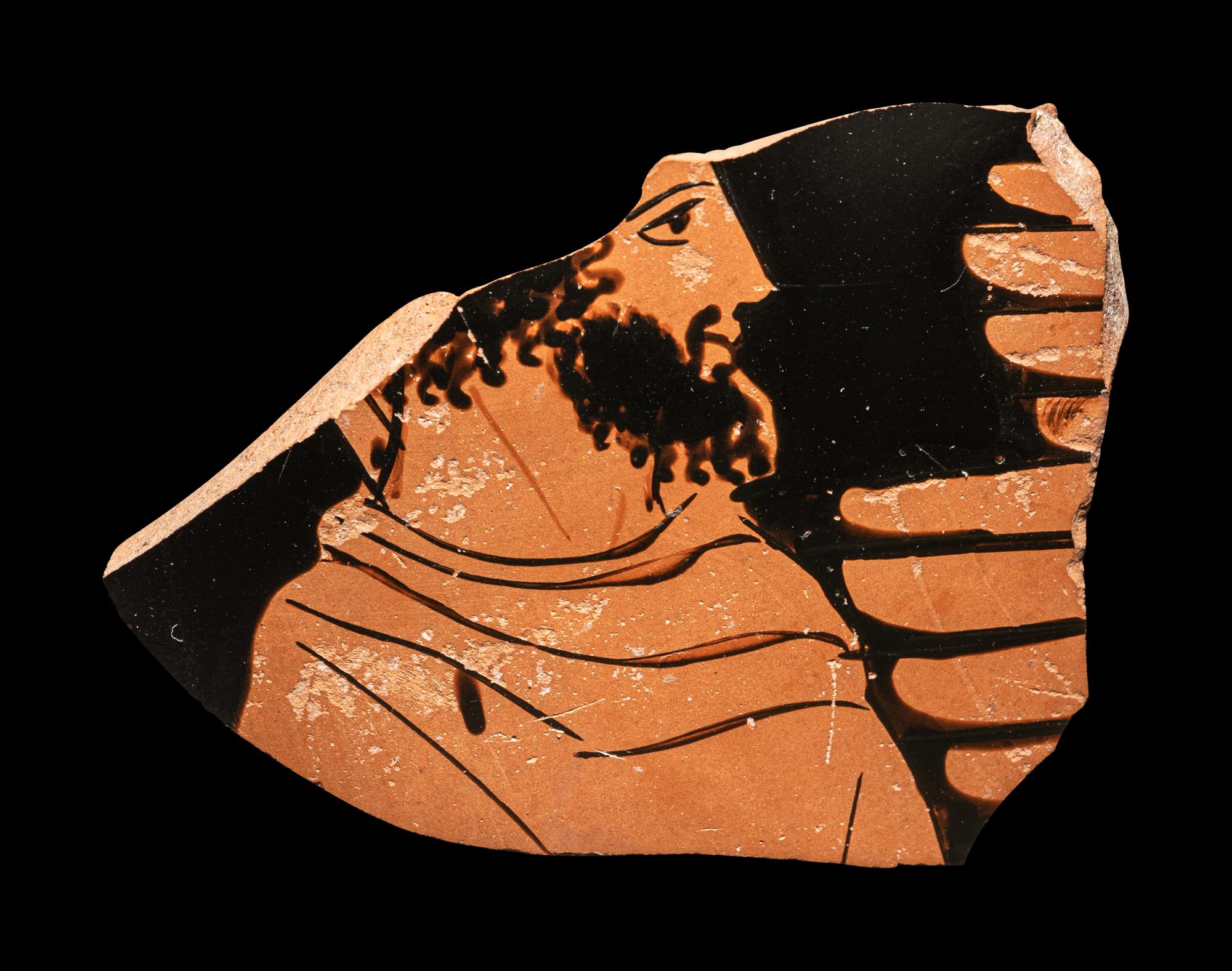 An Attic Fragment of a Red-Figured Vase