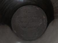 Carved Blackware Pottery Bowl