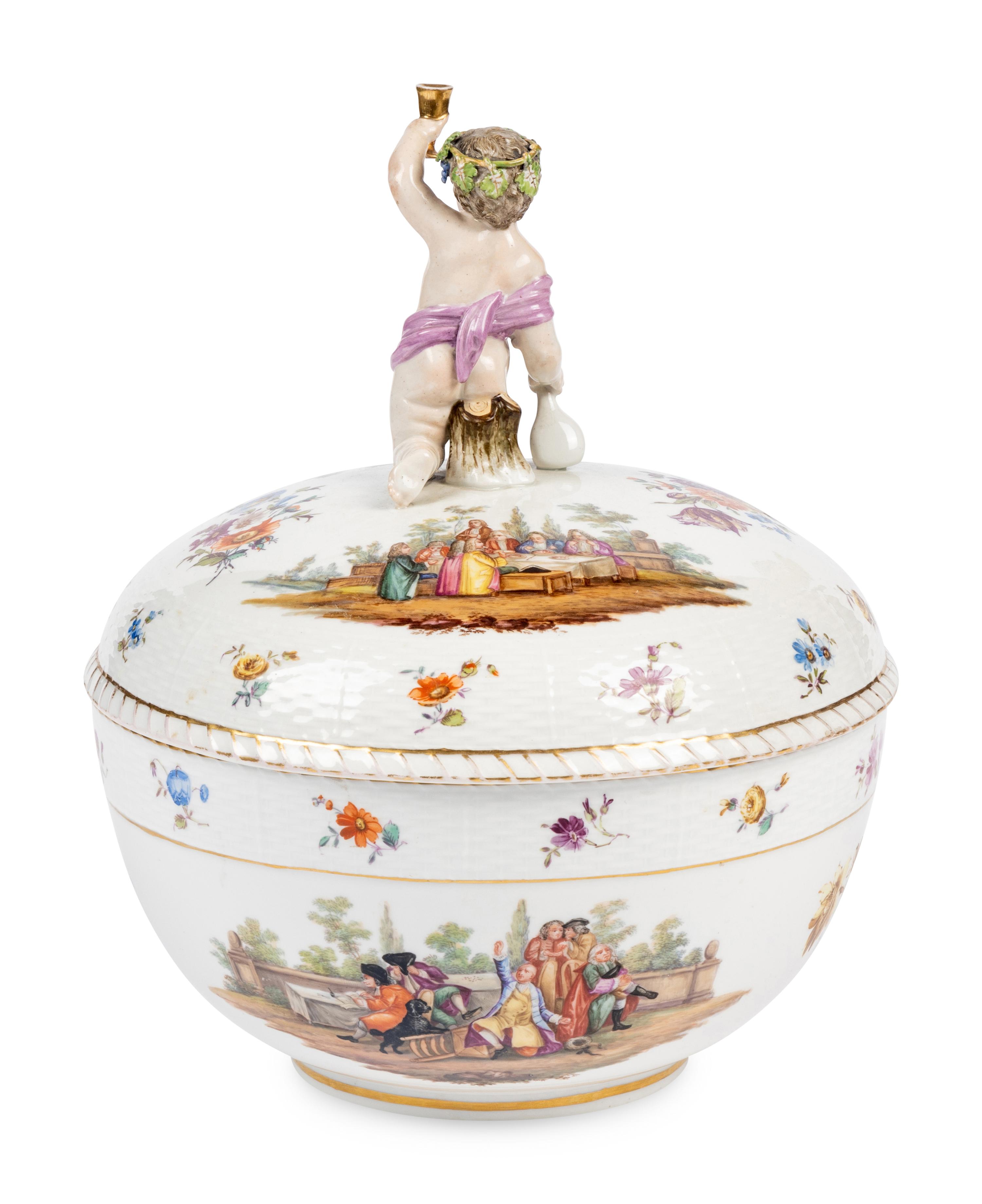 A Berlin (K.P.M.) Porcelain Covered Tureen