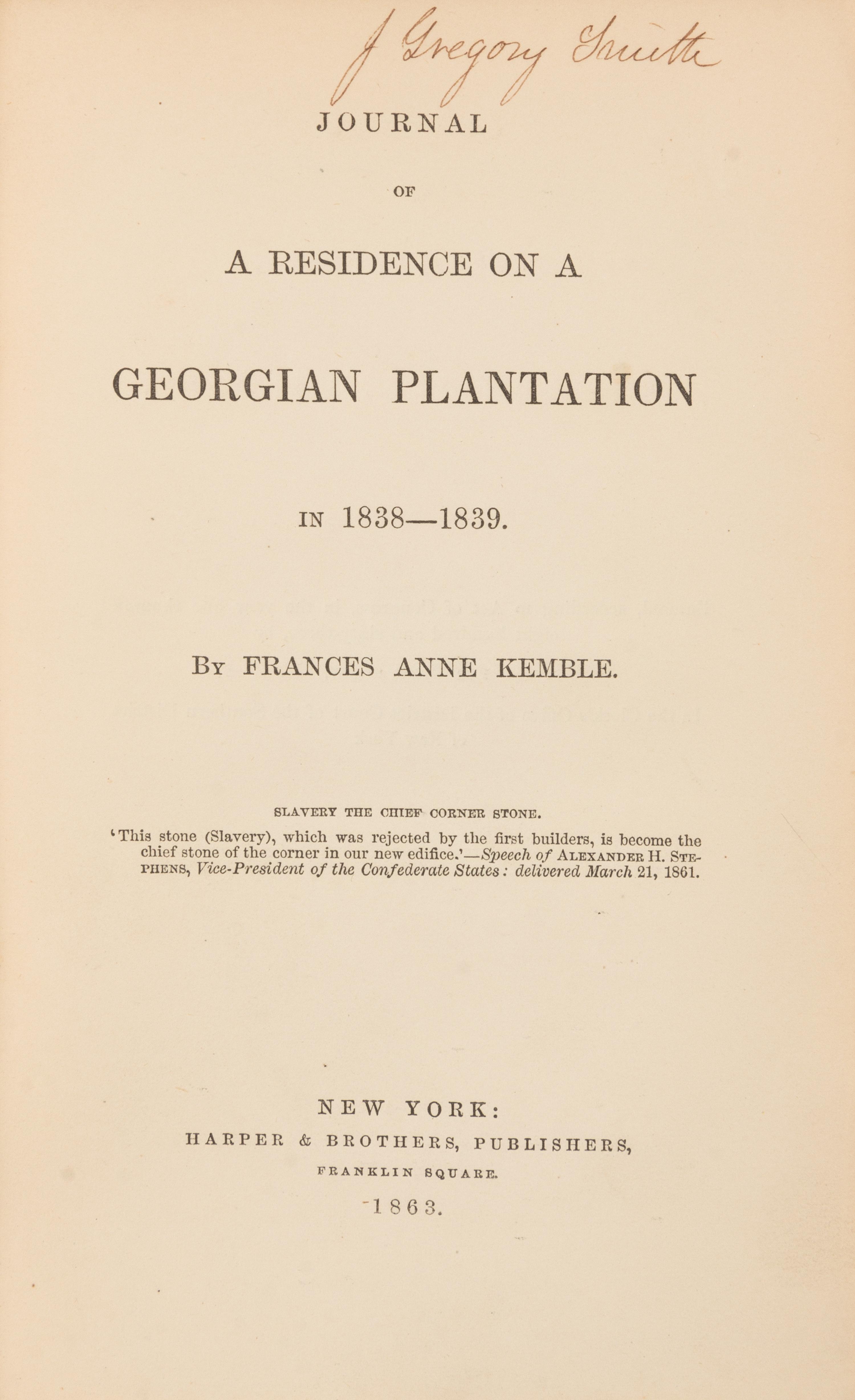 KEMBLE, Frances Anne (1809-1893)