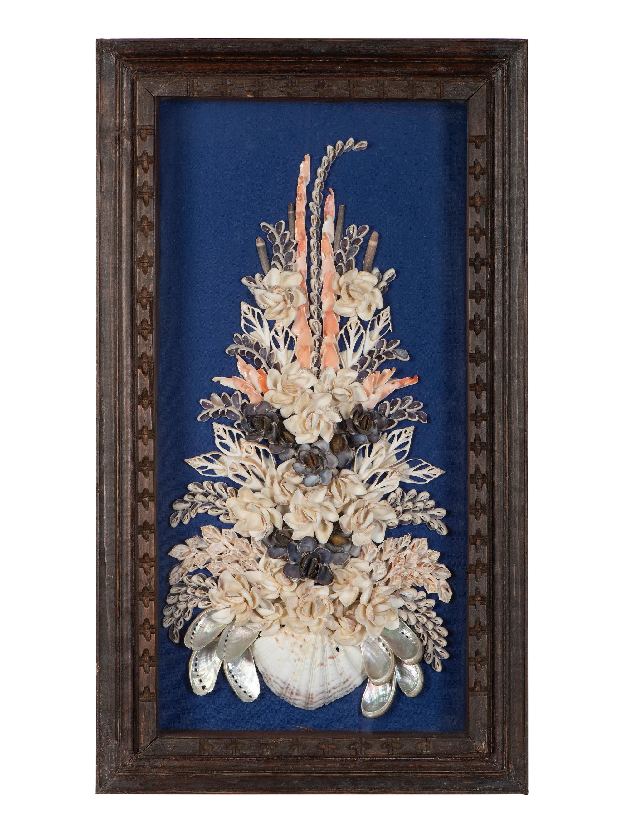 A Floral Shellwork Sailor's Valentine