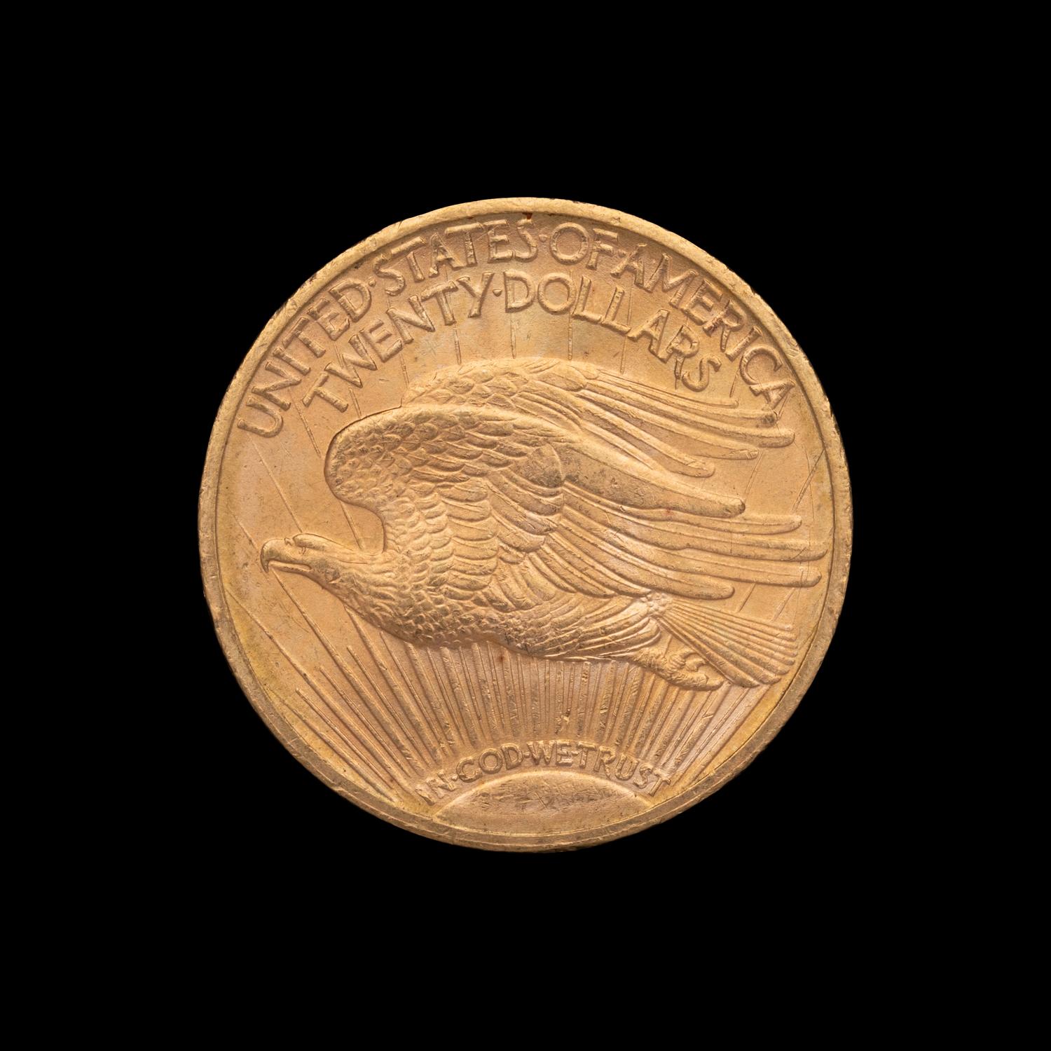A 1922 Saint Gaudens $20 Gold Coin