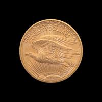 A 1922 Saint Gaudens $20 Gold Coin