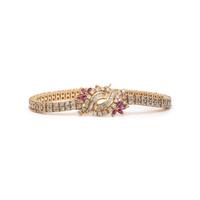 RUBY AND DIAMOND BRACELET
