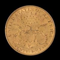 A United States 1880 Liberty Head $20 Gold Coin